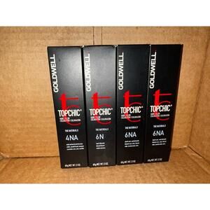 Goldwell Topchic The Naturals 6N 6NA 4NA Permanent Hair Dye Hair Color
